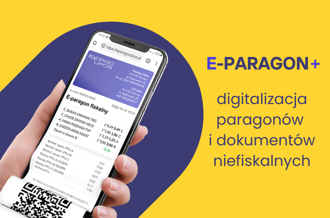 E-paragon+ - system do digitalizacji paragonów