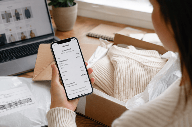 Cyfryzacja fiskalizacji w <br>e-commerce dzięki<br> E-PARAGON+
